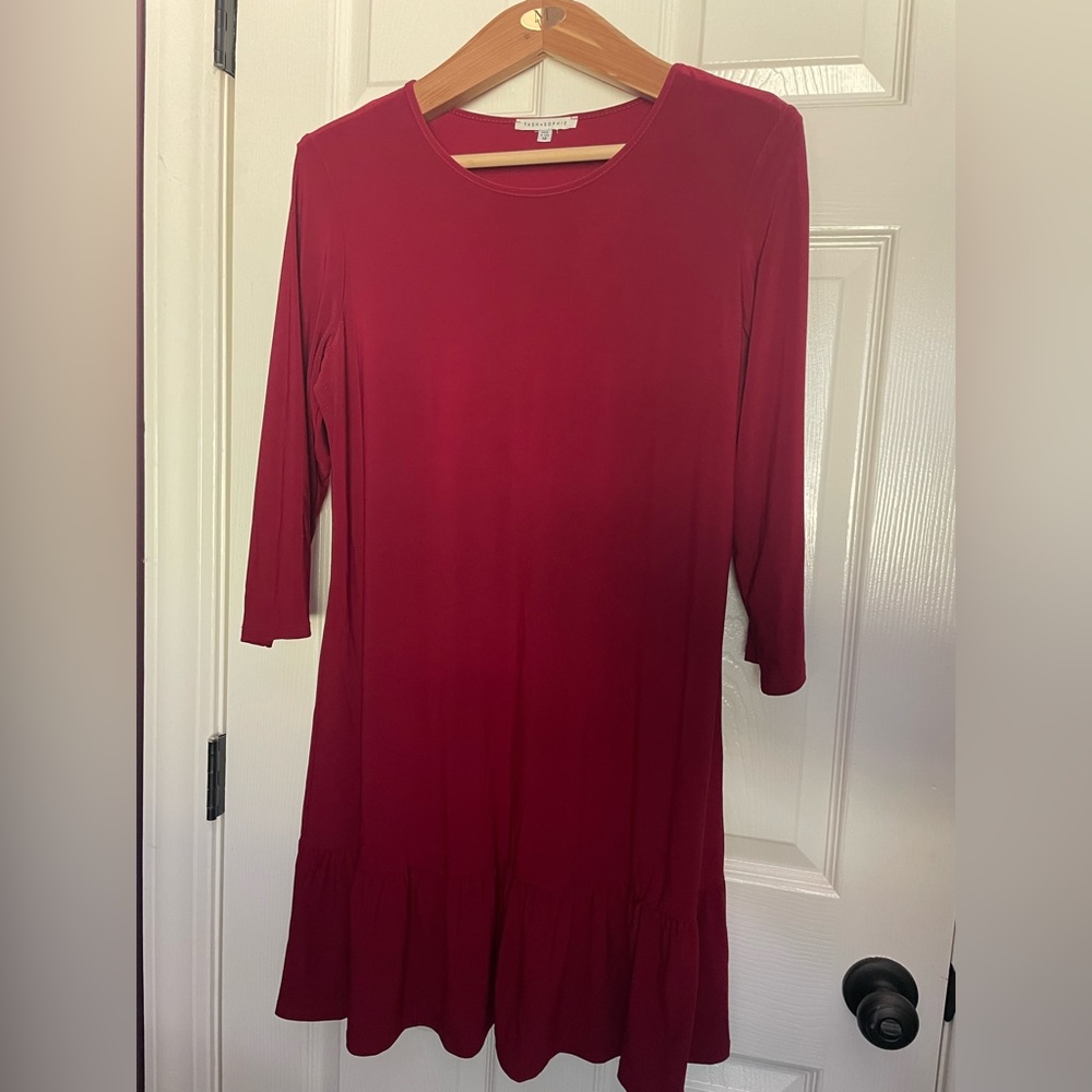 🔥BOGO🔥 Tash + Sophie Ruffle hem dress/tunic size 14
